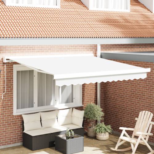 Manualna uvlačiva tenda bijela 300x250 cm Cijena