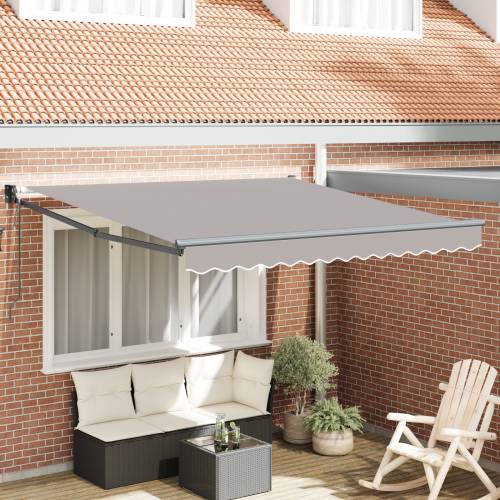 Automatska uvlačiva tenda svijetlosiva 300x250 cm Cijena