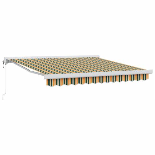 Automatska uvlačiva tend Zelena i žuta 300x250 cm Cijena