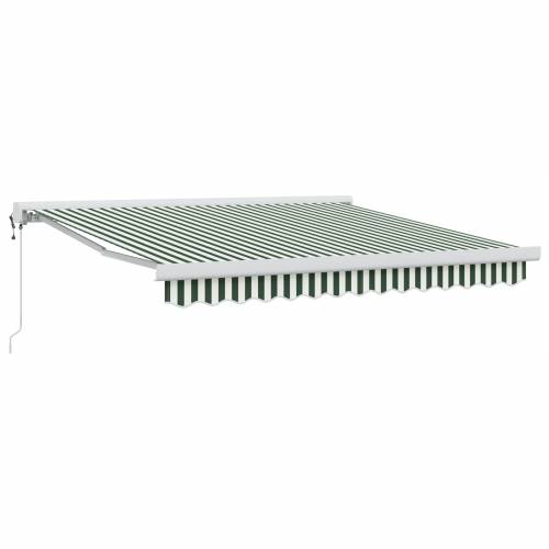 Automatska uvlačiva tenda zelena i bijela 300x250 cm Cijena