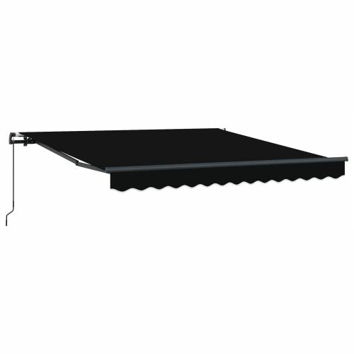 Ručna Uvlačna Tenda Crna 350x250 cm Cijena