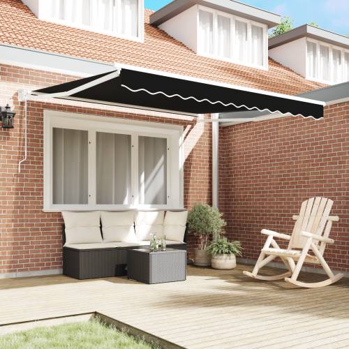 automatska uvlačiva tenda crna 350x250 cm Cijena