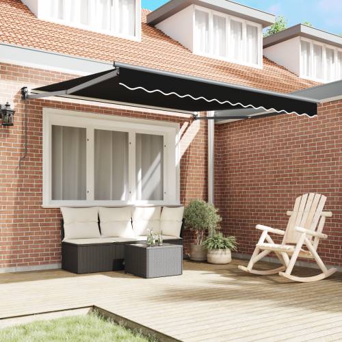 Ručna Vučna Tenda Crna 350x250 cm Cijena