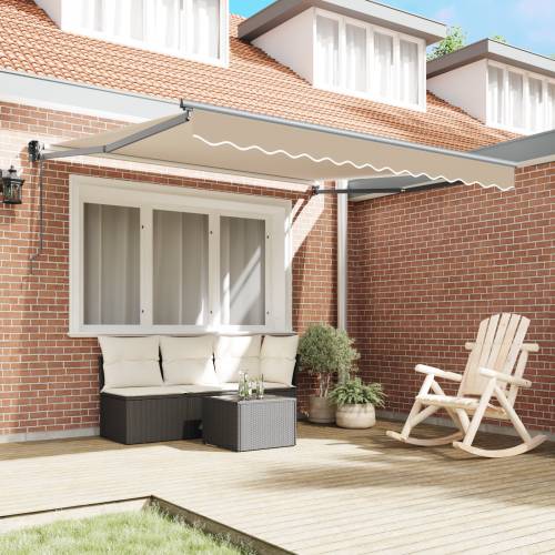 Automatska uvlačna tenda Bež 350x250 cm Cijena