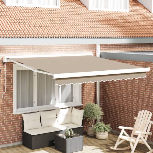 automatska uvlačiva tenda bež 350x250 cm Cijena