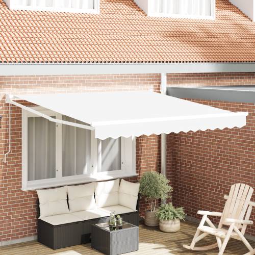 Ručna uvlačiva tenda Bijela 350x250 cm Cijena