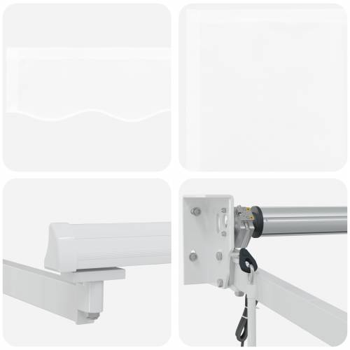 automatska uvlačiva tenda Bijela 350x250 cm Cijena