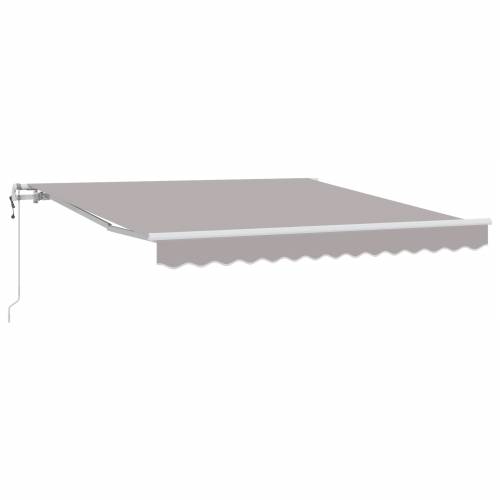 Automatska Uvlačiva Tenda Svjetlosiva 350x250 cm Cijena