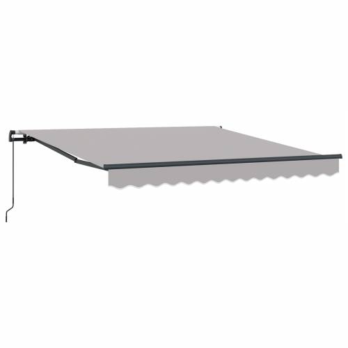 svijetlosivo ručno povlačno sjenilo 350 x 250 cm Cijena