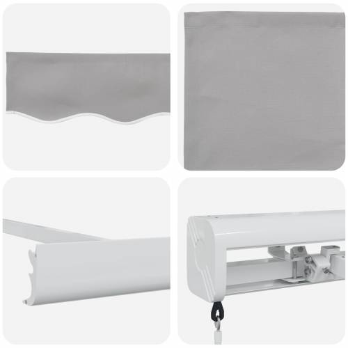 Ručno upravljiva tenda svjetlosiva 350x250 cm Cijena