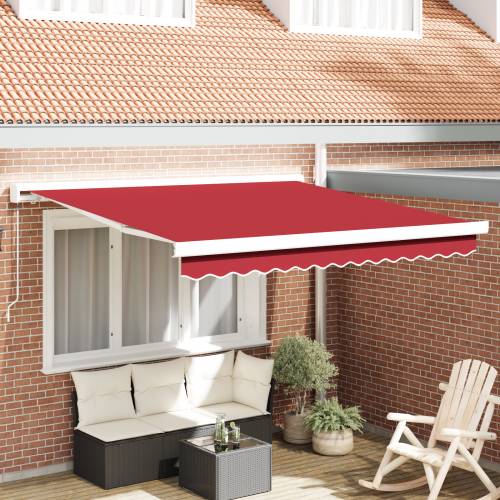 Ručno Uhvatišna Tenda Crvena 350x250 cm Cijena