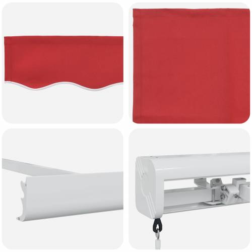 Ručno Uhvatišna Tenda Crvena 350x250 cm Cijena