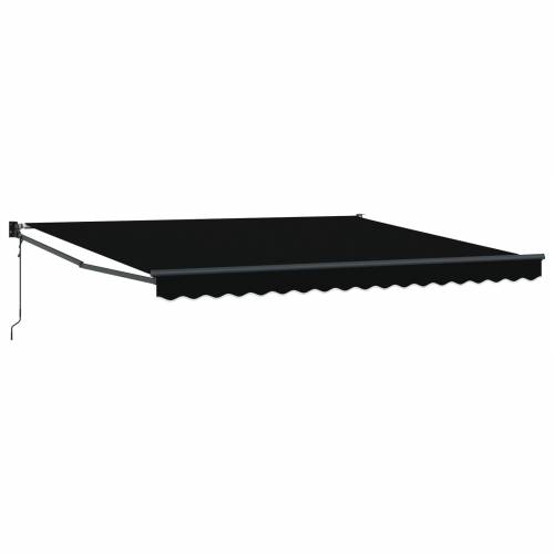 automatska uvlačiva tenda crna 400x300 cm Cijena