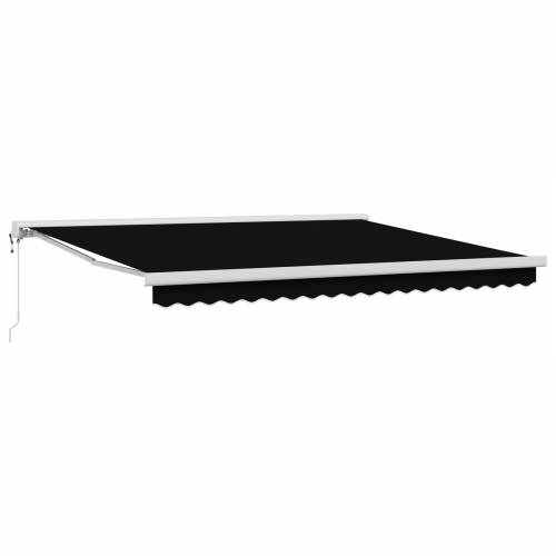 Automatska uvlačiva tenda crna 400x300 cm Cijena