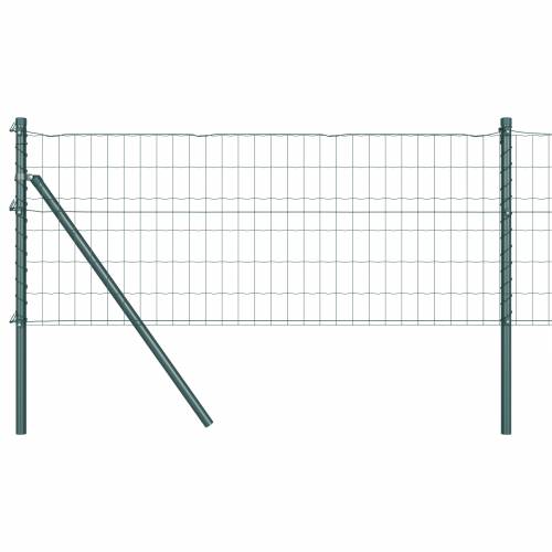 Euro Ograda sa 7 Stuba 0.6x10 m Galvanizirana Čelik Zelena Cijena