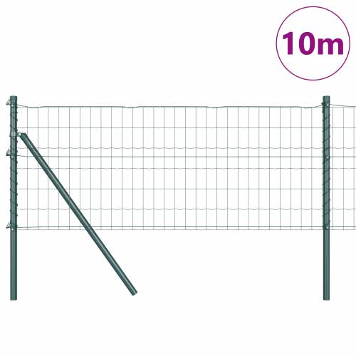 Euro Ograda sa 7 Stuba 0.6x10 m Galvanizirana Čelik Zelena Cijena