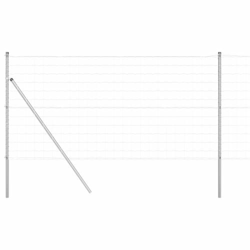 Euro Ograda sa 7 Postova 1x10 m Galvanizirani Čelik Cijena