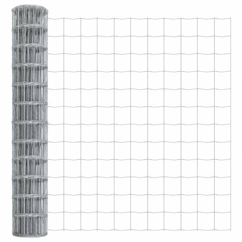 Euro Ograda sa 7 Postova 1x10 m Galvanizirani Čelik Cijena