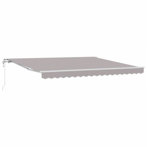 Automatska uvlačiva tenda svjetlosiva 400x300 cm Cijena