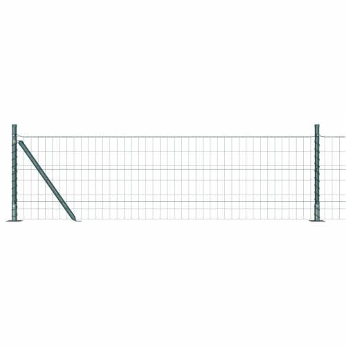 Euro Ograda sa 7 Flanged Postova 0.6x10 m Galvanizirani Čelik Cijena