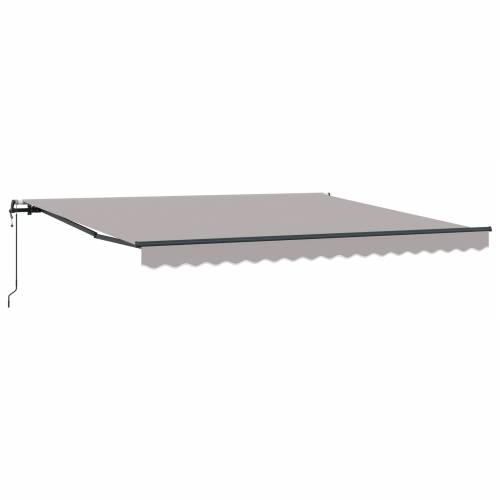 Automatska uvlačiva tenda svjetlosiva 400x300 cm Cijena