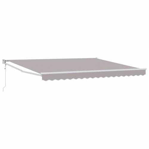 Automatska povlačna tenda svijetlo siva 400x300 cm Cijena