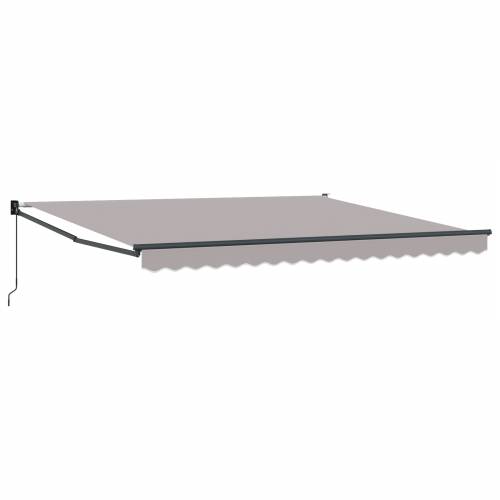Ručna Uvlačiva Tenda Svijetlo Siva 400x300 cm Cijena