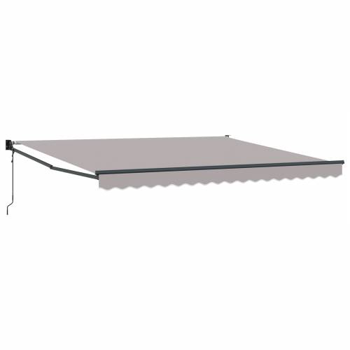 Automatska uvlačiva tenda svijetlo siva 400x300 cm Cijena