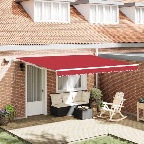 Ručna Uvlaka Tenda sa LED Crvena 400x300 cm Cijena