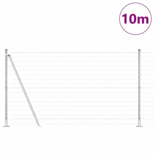 Euro Ograda s 7 Flangiranih Postova 1.2x10 m Galvanizirani Čelik Cijena