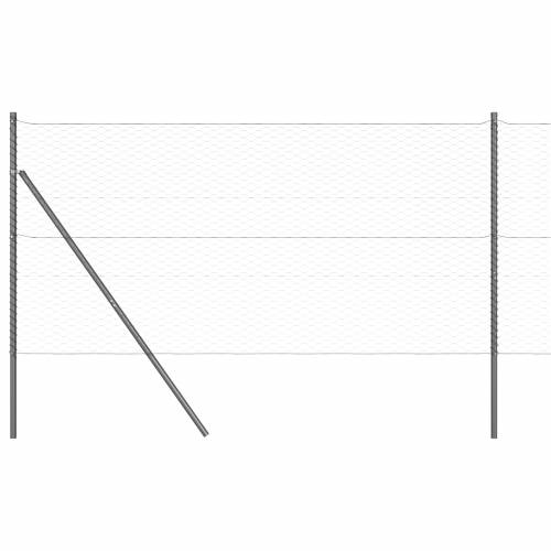 heksagonalna ograda siva 1,2x10 m čelik Cijena