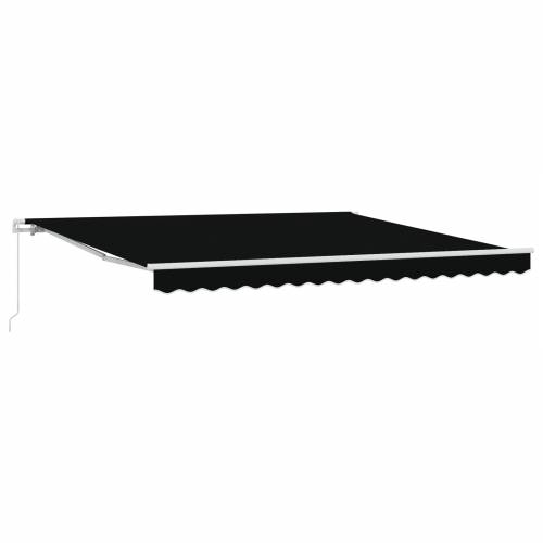 Manualna uvlačiva tenda Crna 400x350 cm Cijena