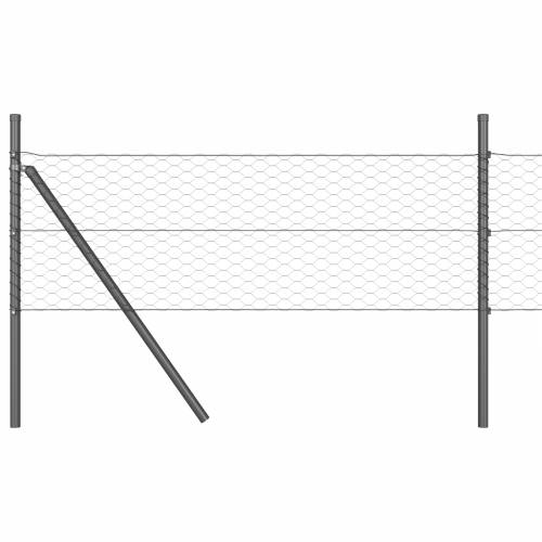 heksagonalna ograda siva 0,4x25 m čelik Cijena