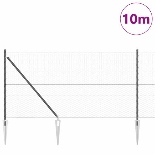 heksagonalna ograda siva 1x10 m čelik Cijena