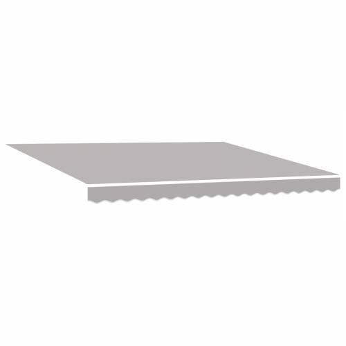 Ručno uvlačiva tenda s LED svjetlima Svjetlosiva 400x350 cm Cijena