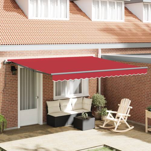 Automatska nadogradna tenda crvena 400x350 cm Cijena