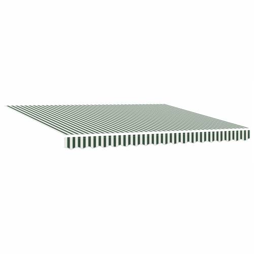 Automatska uvlačiva tenda Zelena i bijela 400x350 cm Cijena