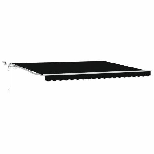 Automatska uvlačiva tenda s LED-om Crna 450x300 cm Cijena