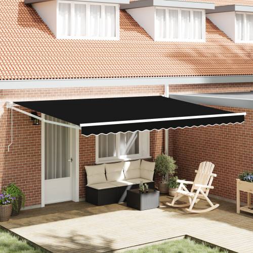 automatska uvlačiva tenda Crna 450x300 cm Cijena