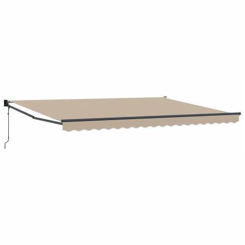 Automatska uvlačiva tenda bež 450x300 cm Cijena