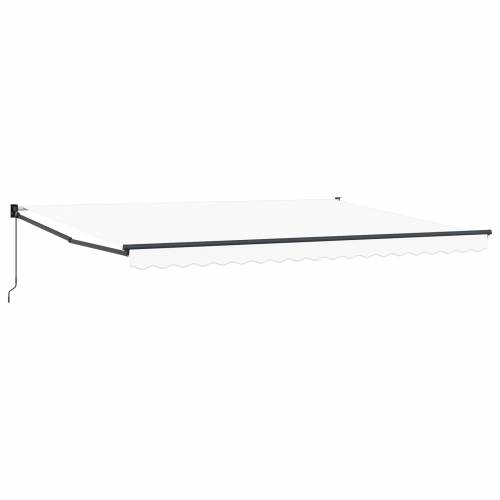 ručno povlačiva tenda bijela 450x300 cm Cijena