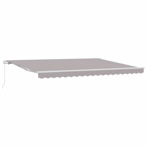 Ručno uvlačiva tenda svijetlosiva 450x300 cm Cijena