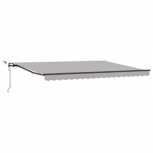 automatska uvlačiva tenda s LED svjetlom svijetlosiva 450x300 cm Cijena