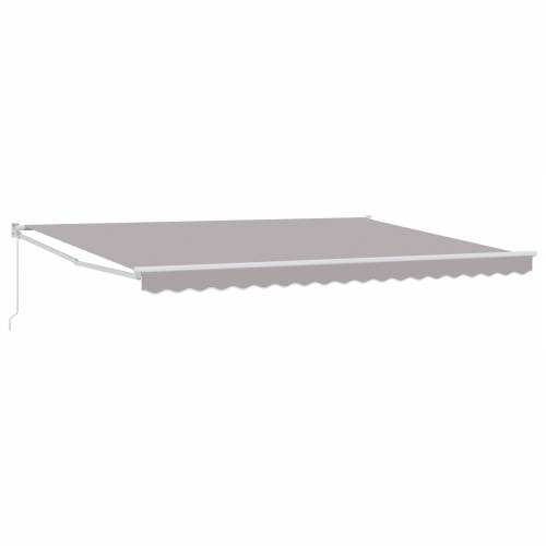 ručna uvlačiva tenda svijetlosiva 450x300 cm Cijena