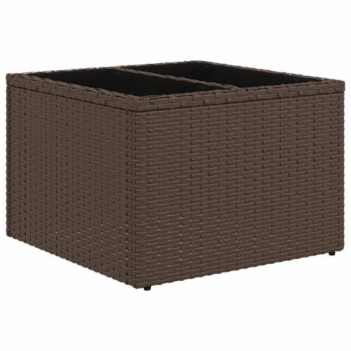 set od 9 dijelova vrtnih sofa s jastučićima smeđi poli ratan Cijena