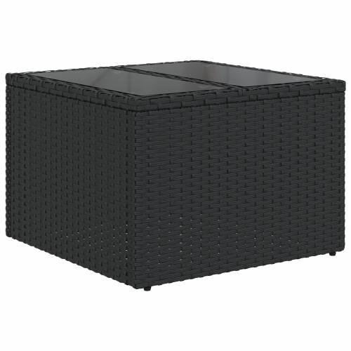9-dijelni vrtni sofa set s jastucima Crni Poliratan Cijena