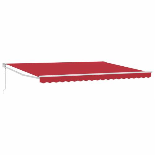 Automatska uvlačiva tenda Crvena 450x300 cm Cijena