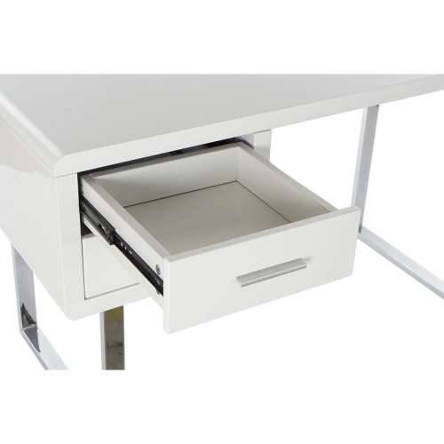 Pisaći stol DKD Home Decor Bijela Srebrna Metal Drvo MDF 120 x 55 x 76 cm Cijena