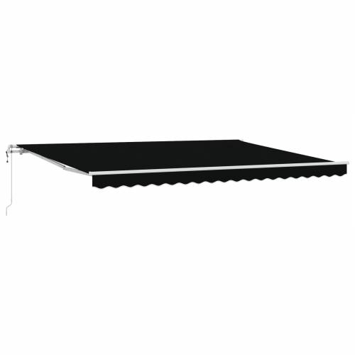 Automatska Uvlačiva Tenda Crna 450x350 cm Cijena