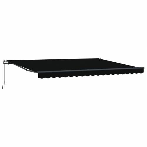 Ručna Uvlačiva Tenda Crna 450x350 cm Cijena